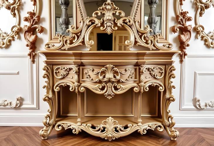 Vintage Splendor Luxurious Furniture with Carved Elegance